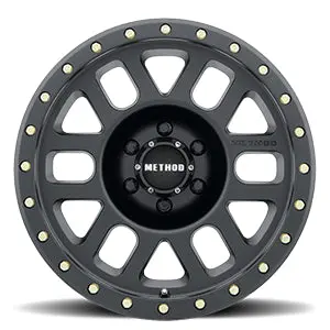 Method 17X8.5 Grid Mr309 Bolt Pattern 6 On 135 Offset 0 Lip Size 1.61 Matte Black Mb Aluminum Wheel 2