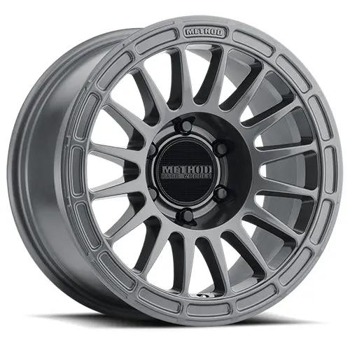 Method 17X7.5 Mr314 Bolt Pattern 6 On 139.7 Offset 25 Lip Size 0 Gloss Titanium Gy Aluminum Wheel 1