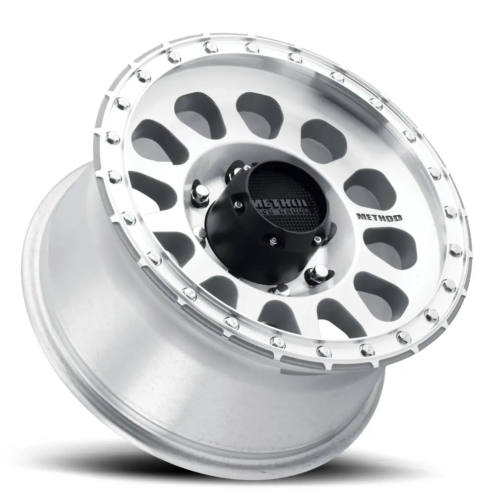 Method 17X9 Mr315 Bolt Pattern 8 On 165.1 Offset -12 Lip Size 1.65 Machined Sl Clear Coat Aluminum Wheel 2