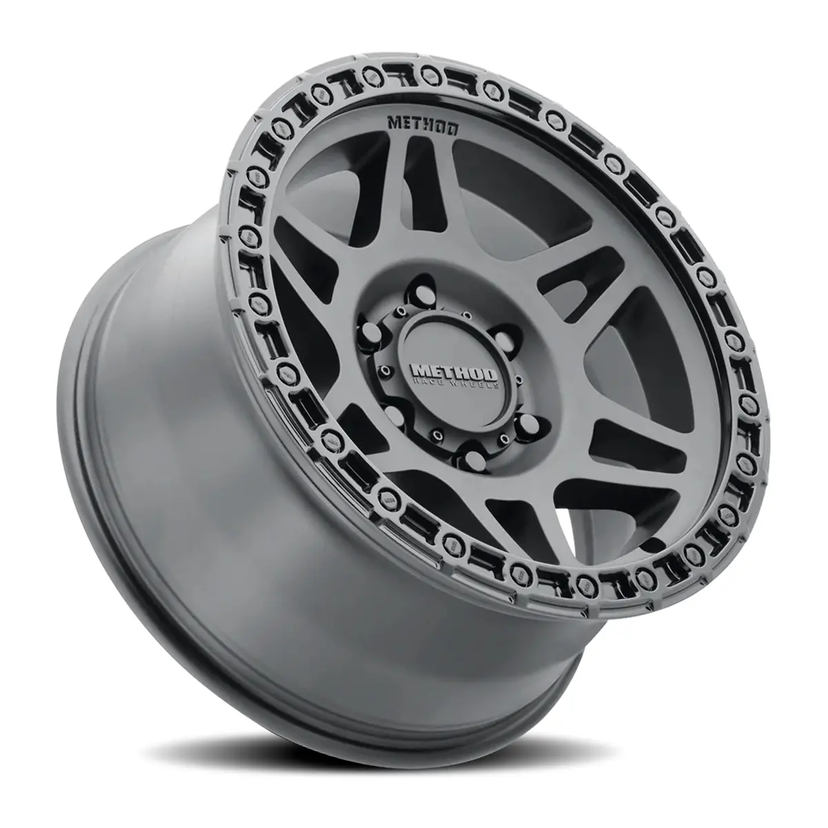 Method 18X9 Mr312 Bolt Pattern 6 On 139.7 Offset 18 Lip Size 1.02 Double Matte Black Mbgl Gloss Black Lip Aluminum Wheel 2