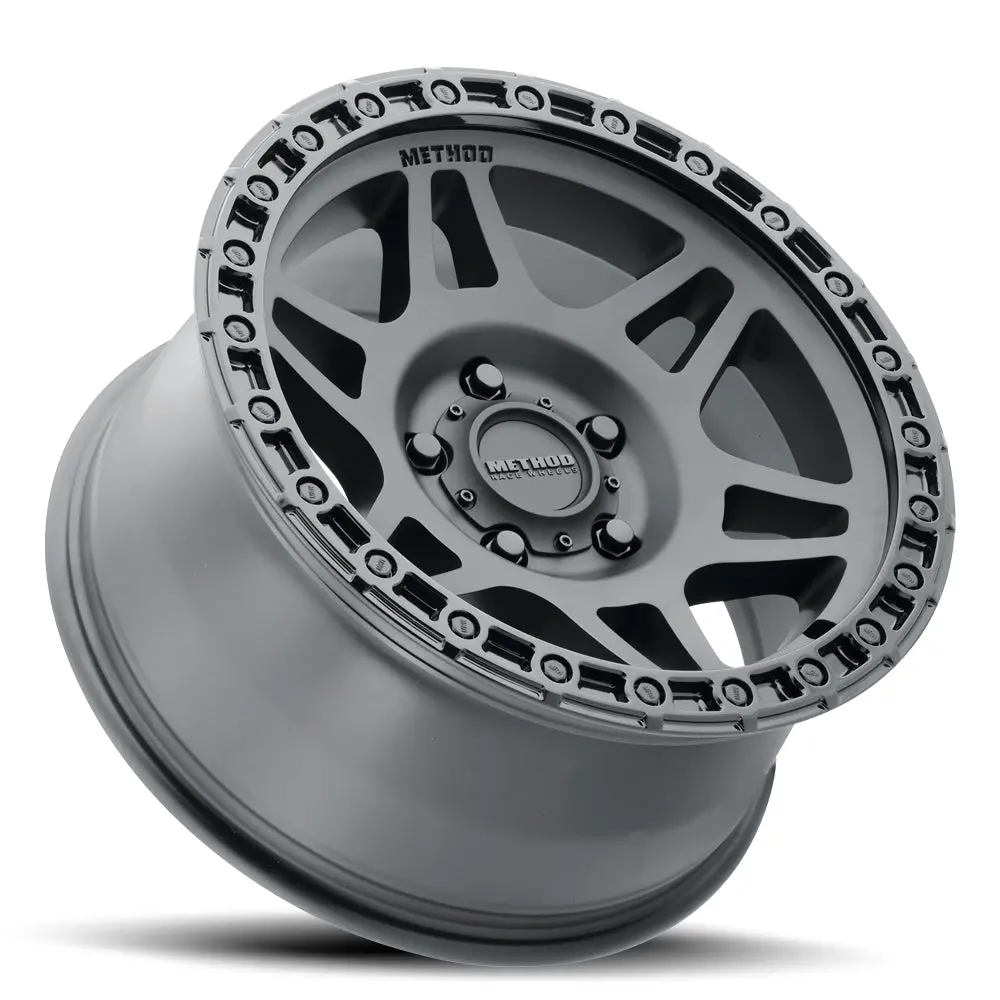 Method 17X9 Mr312 Bolt Pattern 5 On 127 Offset -12 Lip Size 0.91 Double Matte Black Mbgl Gloss Black Lip Aluminum Wheel 2