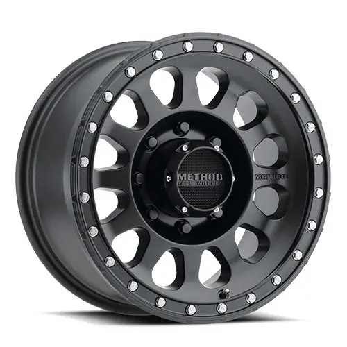 Method 17X8.5 Mr315 Bolt Pattern 8 On 165.1 Offset 25 Lip Size 1.89 Matte Black Mb Aluminum Wheel 1