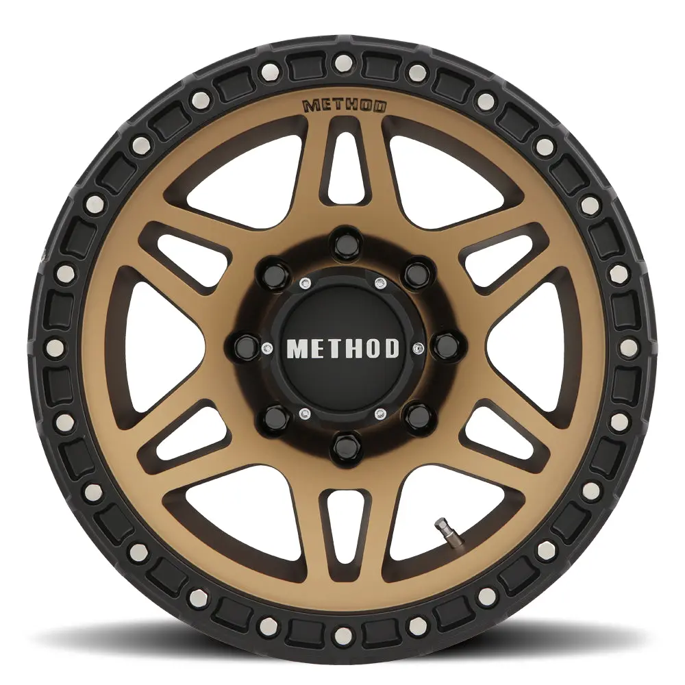Method 18X9 Mr312 Bolt Pattern 8 On 165.1 Offset 18 Lip Size 0.91 Method Bronze Brz Matte Black Lip Aluminum Wheel 2
