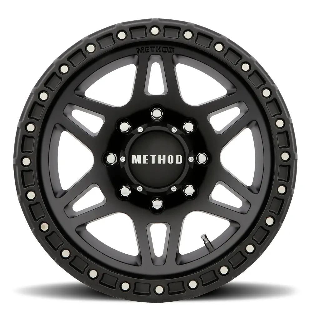 Method 18X9 Mr312 Bolt Pattern 8 On 180 Offset 18 Lip Size 0.91 Matte Black Mb Aluminum Wheel 2