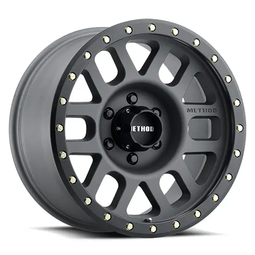 Method 18X9 Grid Mr309 Bolt Pattern 6 On 139.7 Offset 0 Lip Size 1.69 Matte Black Mb Aluminum Wheel 1