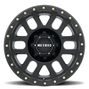 Method 18X9 Grid Mr309 Bolt Pattern 8 On 165.1 Offset 18 Lip Size 1.65 Matte Black Mb Aluminum Wheel 2