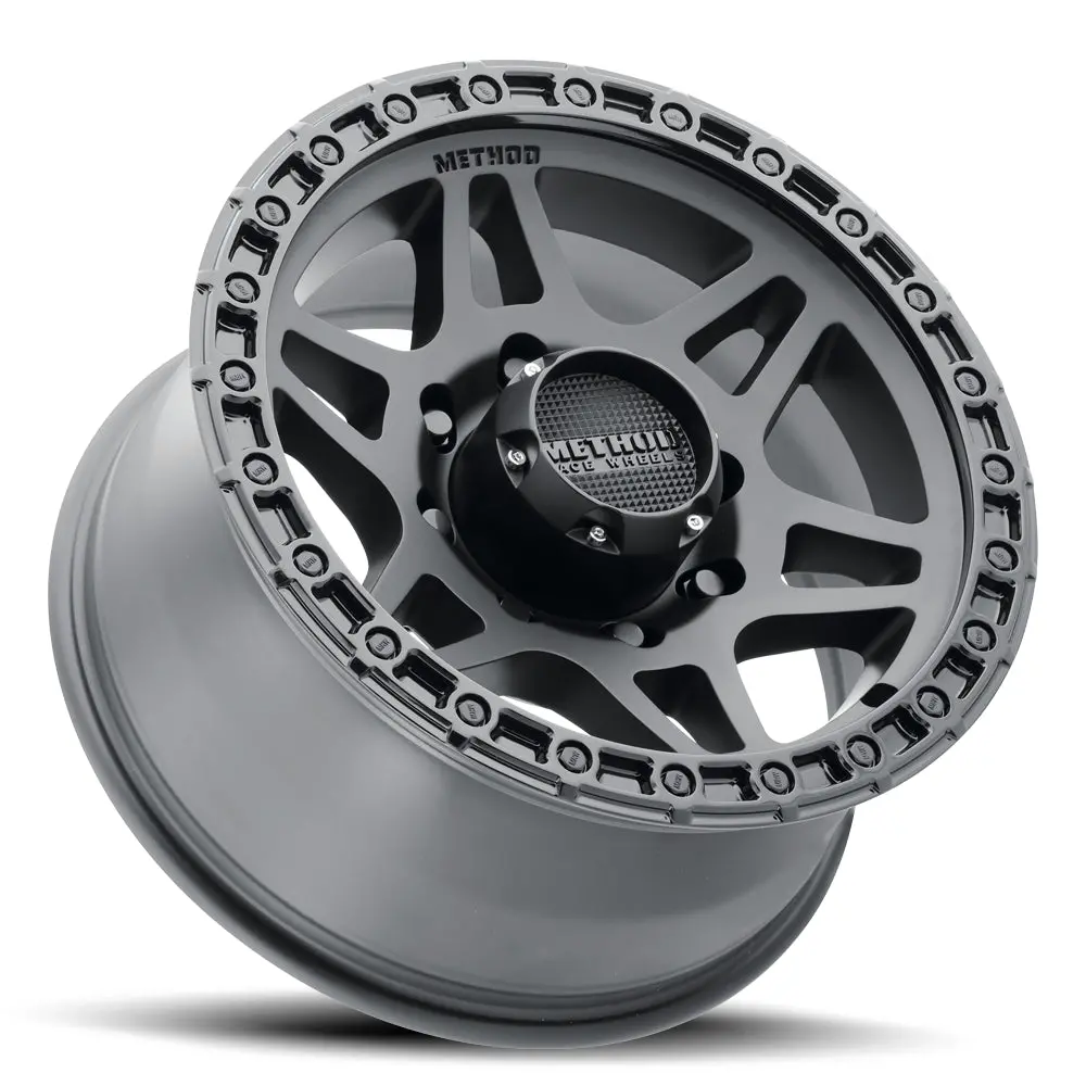 Method 17X8.5 Mr312 Bolt Pattern 8 On 170 Offset 0 Lip Size 0.98 Double Matte Black Mbgl Gloss Black Lip Aluminum Wheel 2