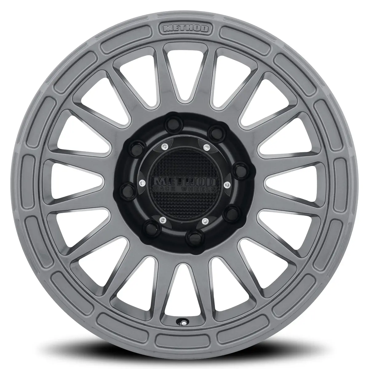 Method 17X8.5 Mr314 Bolt Pattern 8 On 170 Offset 0 Lip Size 0 Gloss Titanium Gy Aluminum Wheel 2