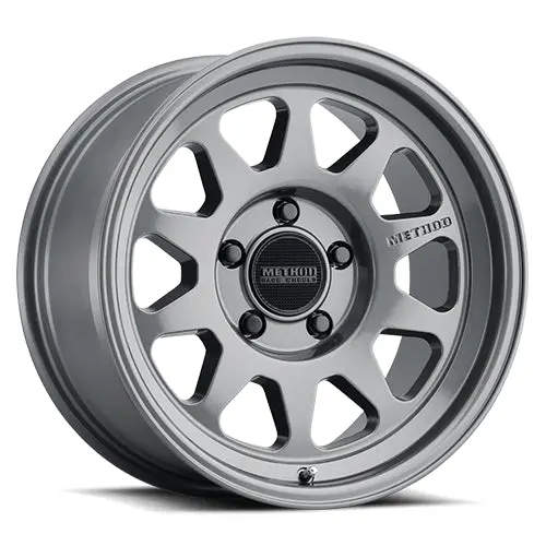 Method 20X10 Mr316 Bolt Pattern 5 On 127 Offset -18 Lip Size 1.77 Gloss Titanium Tt Aluminum Wheel 1