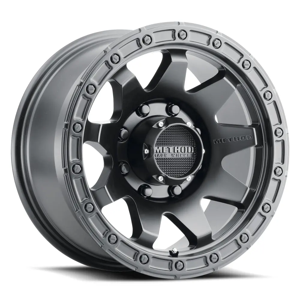 Method 20X9 Mr317 Bolt Pattern 8 On 165.1 Offset 18 Lip Size 0.83 Matte Black Mb Aluminum Wheel 1