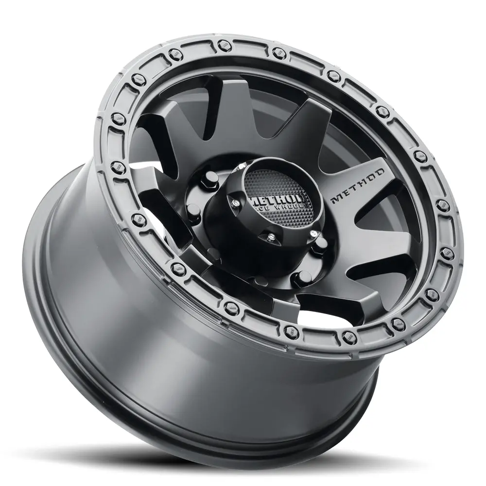 Method 17X8.5 Mr317 Bolt Pattern 8 On 165.1 Offset 0 Lip Size 0.83 Matte Black Mb Aluminum Wheel 2