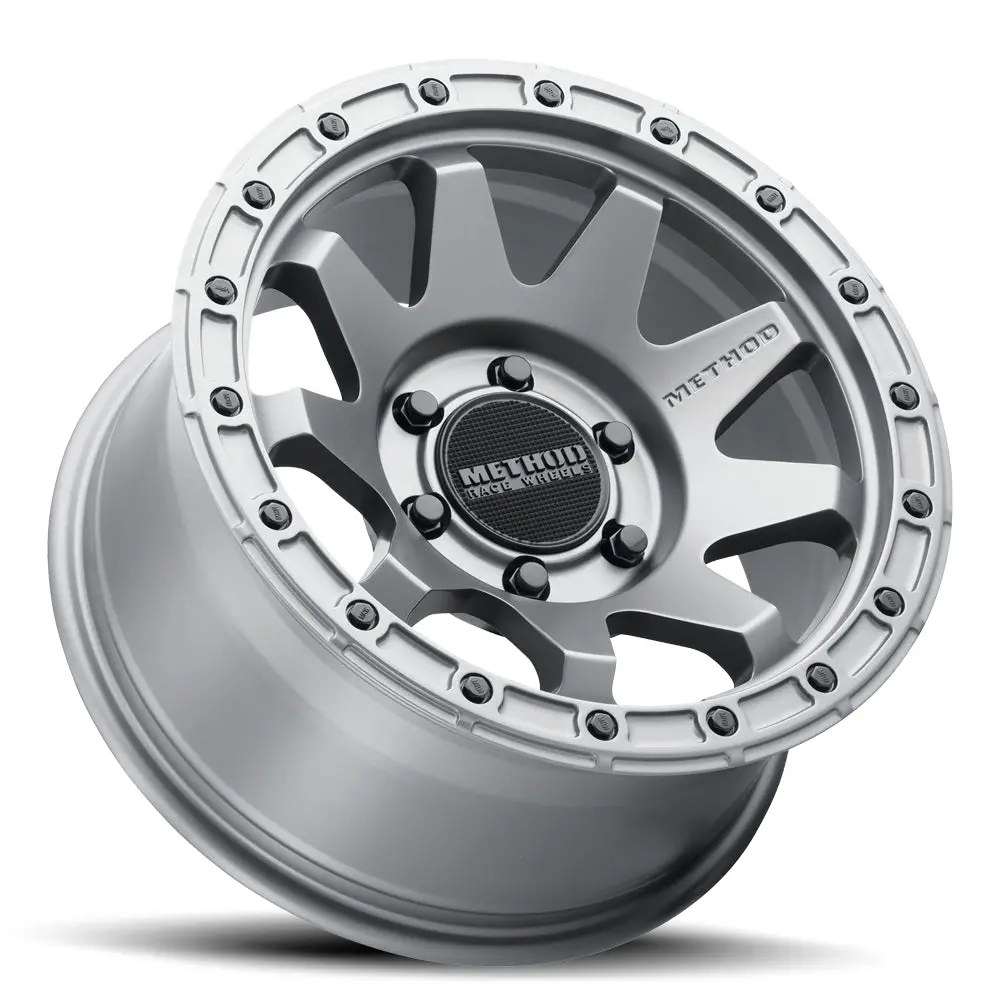 Method 18X9 Mr317 Bolt Pattern 6 On 139.7 Offset 3 Lip Size 0.83 Matte Titanium Gy Aluminum Wheel 2