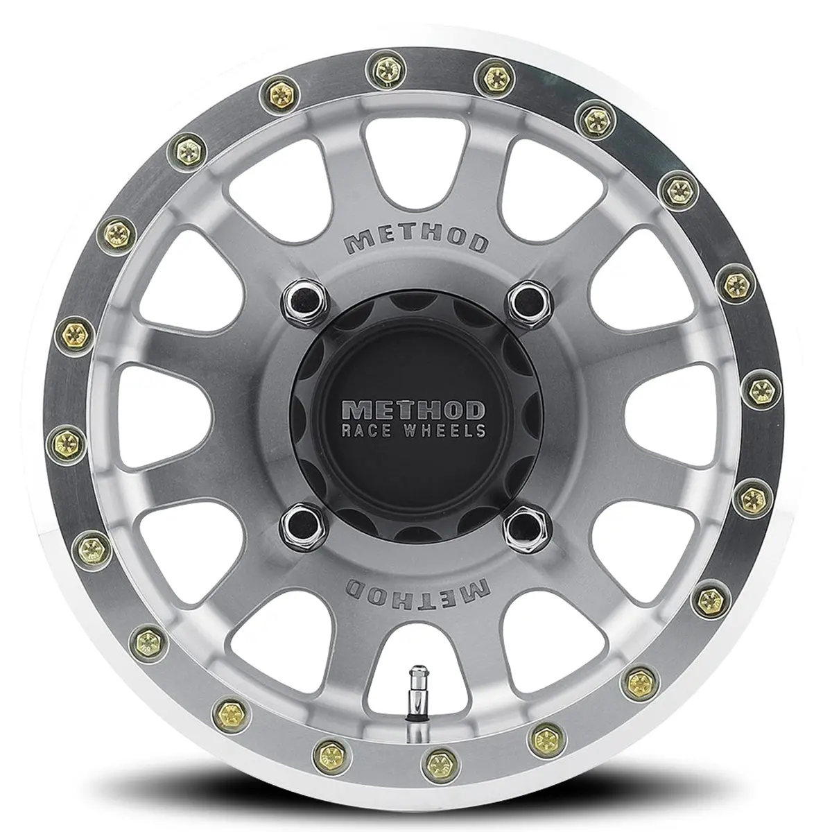 Method 14X7 Mr401 Beadlock Utv Bolt Pattern 4 On 156 Offset 13 Lip Size 1.97 Machined Raw Machined Sl Aluminum Wheel 2