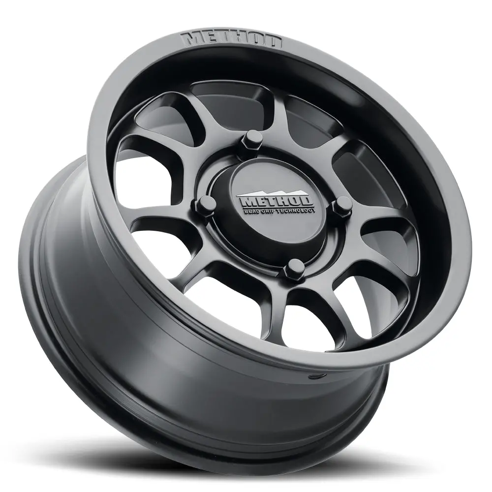 Method 14X7 Mr409 Bead Grip Utv Bolt Pattern 4 On 156 Offset 38 Lip Size 1.3 Matte Black Mb Aluminum Wheel 2