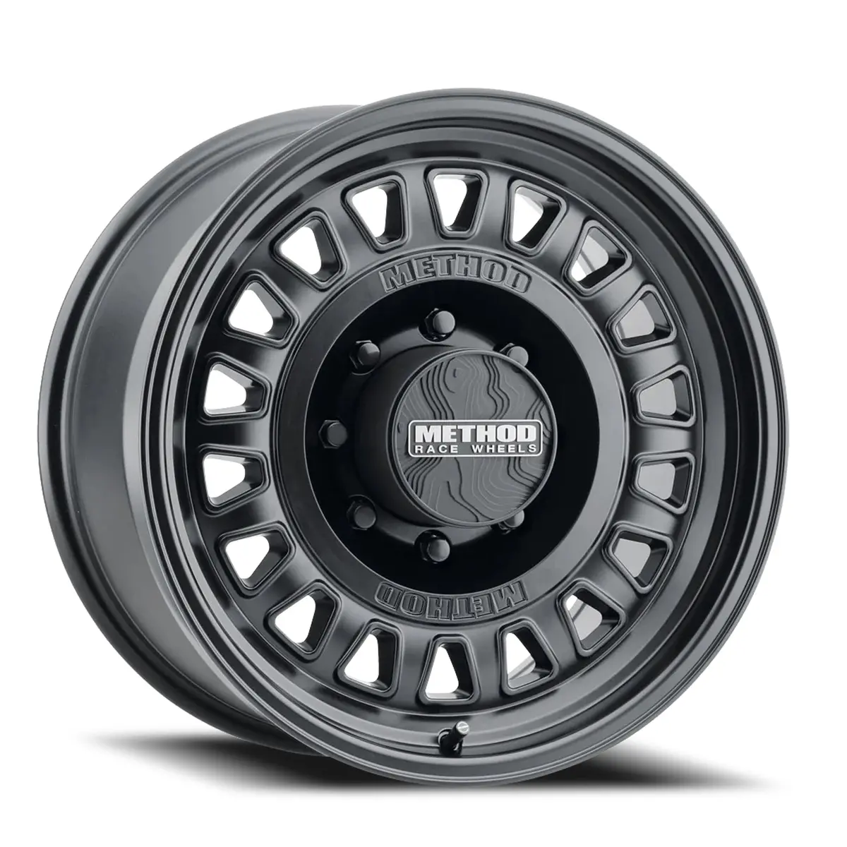 Method 18X9 Mr320 Bolt Pattern 8 On 165.1 Offset 18 Lip Size 1.89 Matte Black Mb Aluminum Wheel 1