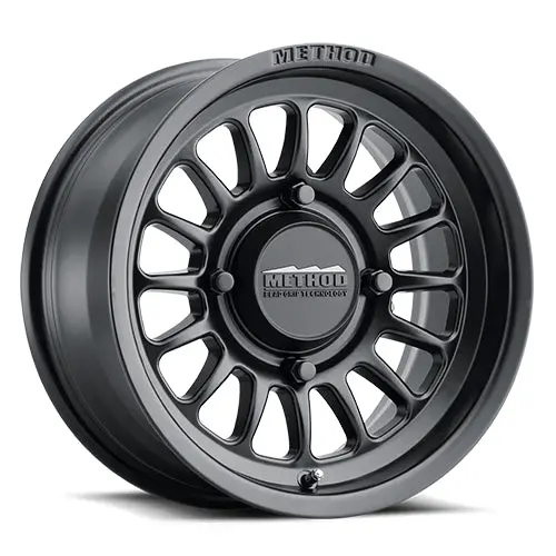 Method 14X7 Mr411 Bead Grip Utv Bolt Pattern 4 On 156 Offset 13 Lip Size 1.73 Matte Black Mb Aluminum Wheel 1