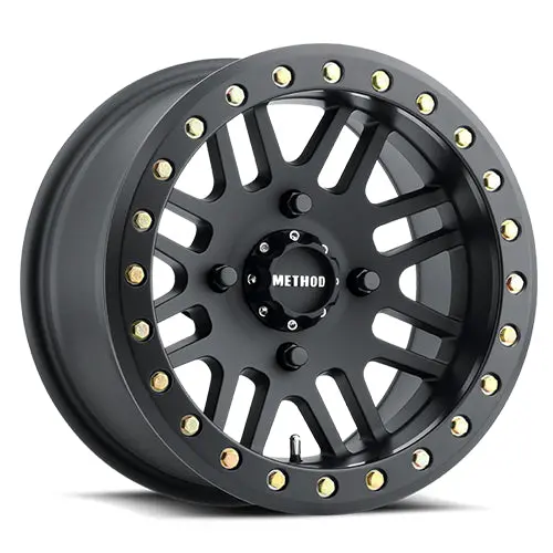 Method 14X8 Mr406 Beadlock Utv Bolt Pattern 4 On 156 Offset -2 Lip Size 2.36 Matte Black Mb Aluminum Wheel 1