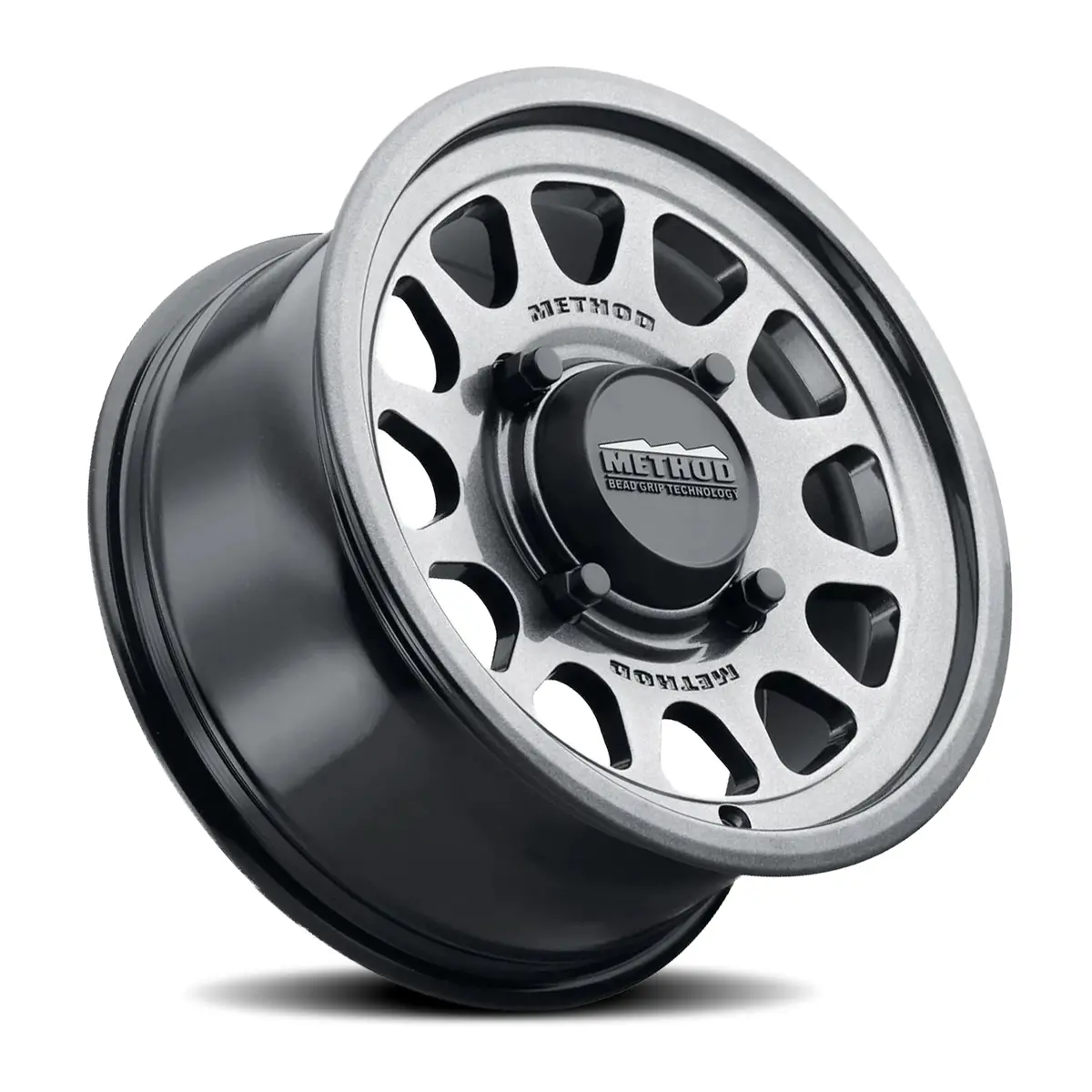 Method 14X7 Mr414 Bead Grip Utv Bolt Pattern 4 On 156 Offset 38 Lip Size 0.79 Graphite Gy Aluminum Wheel 2