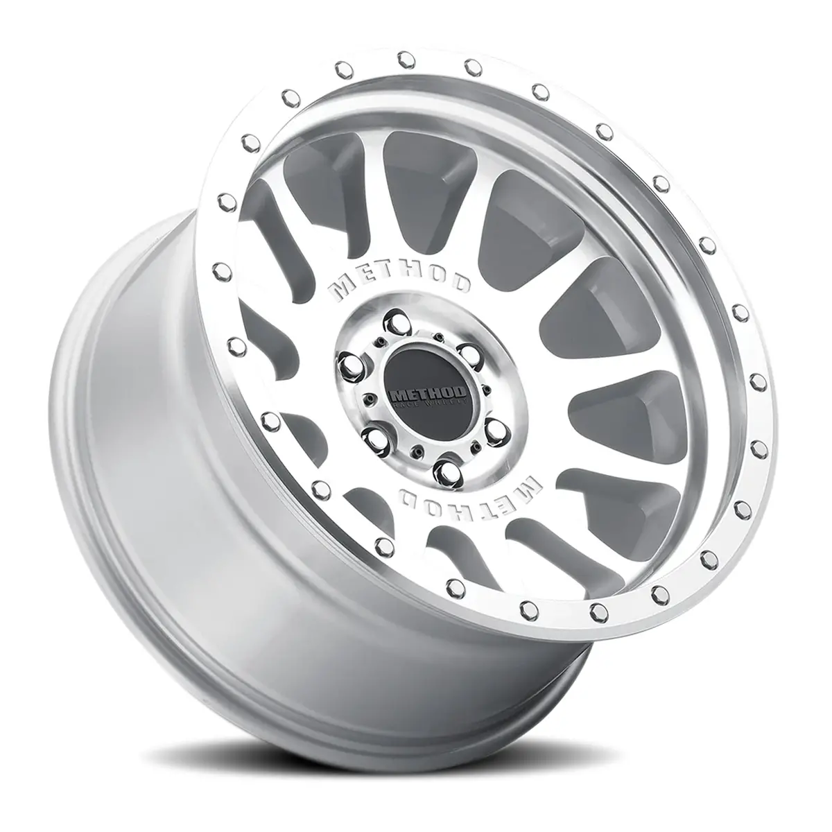 Method 20X10 Nv Mr605 Bolt Pattern 5 On 127 Offset -24 Lip Size 2.83 Machined Silver Sl Clear Coat Aluminum Wheel 2