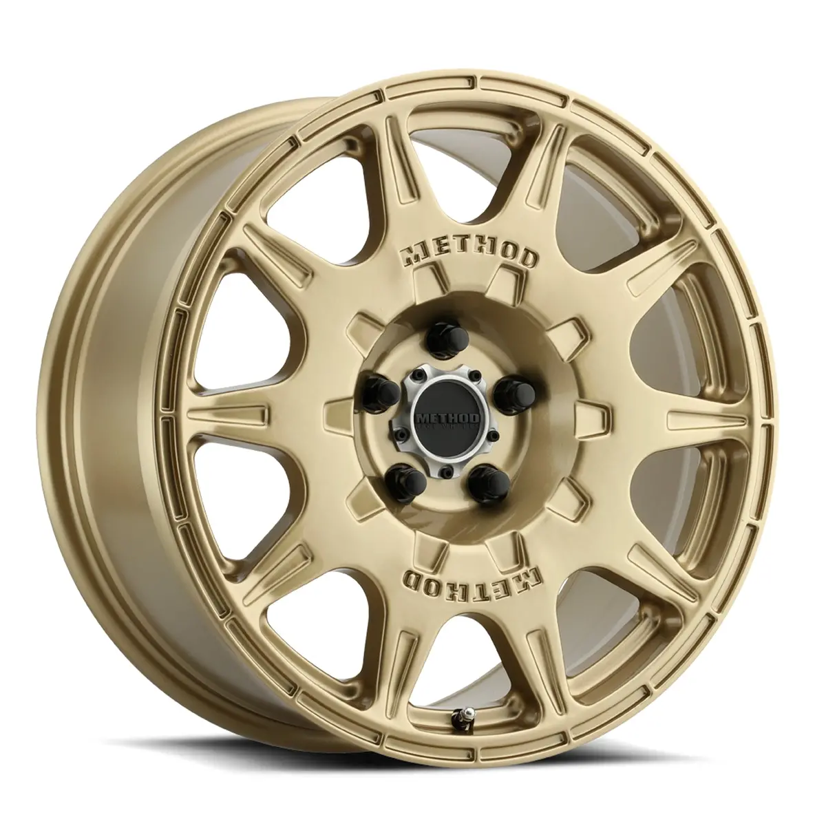 Method 17X8 Rally Mr502 Bolt Pattern 5 On 114.3 Offset 38 Lip Size 0 Gold Gd Aluminum Wheel 1