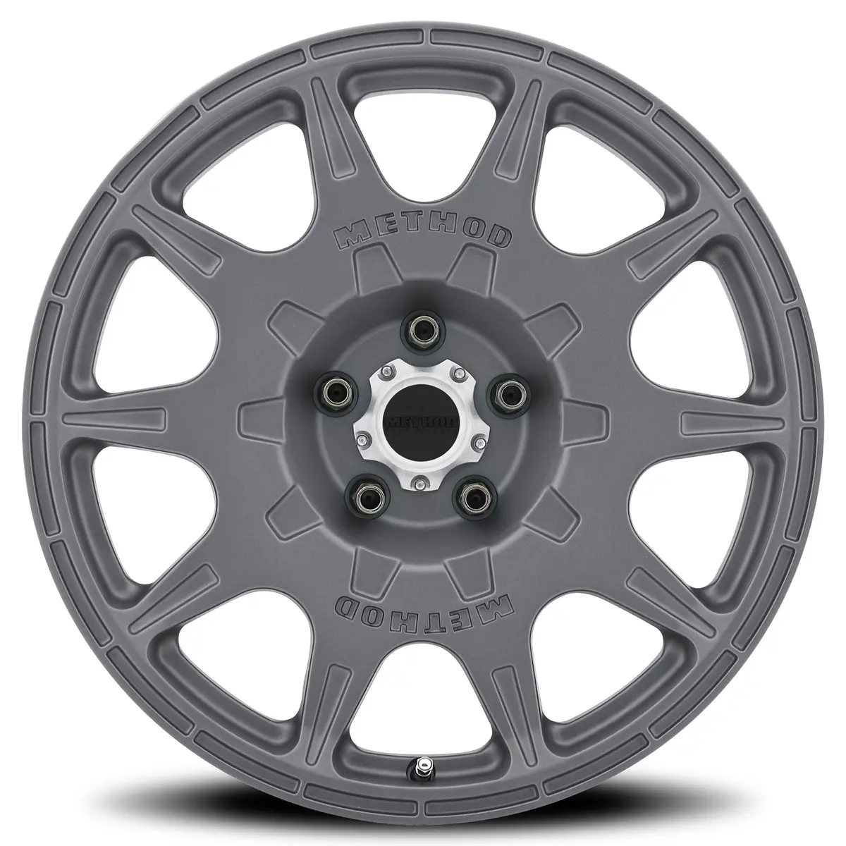Method 17X8 Rally Mr502 Bolt Pattern 5 On 114.3 Offset 38 Lip Size 0 Titanium Gy Aluminum Wheel 2