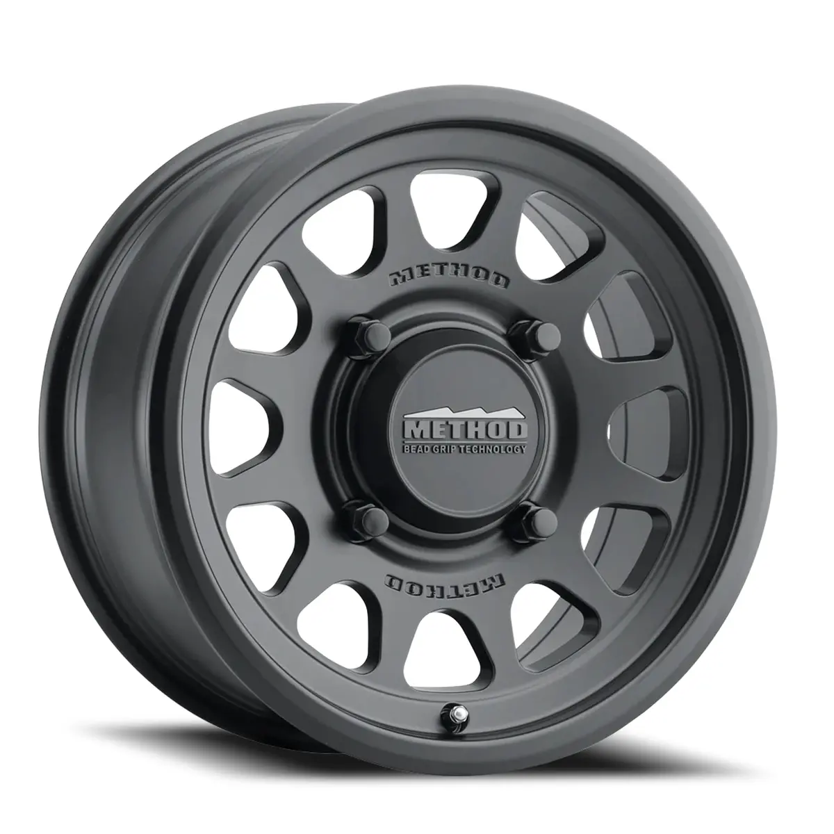 Method 14X7 Mr414 Bead Grip Utv Bolt Pattern 4 On 156 Offset 13 Lip Size 1.18 Matte Black Mb Aluminum Wheel 1