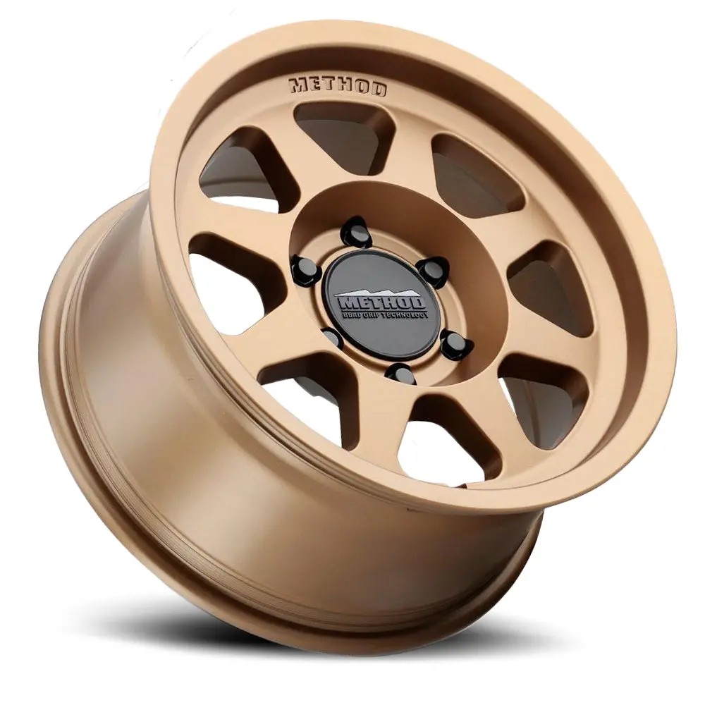 Method 16X8 Bead Grip Mr701 Bolt Pattern 6 On 139.7 Offset 0 Lip Size 1.42 Method Bronze Brz Aluminum Wheel 2