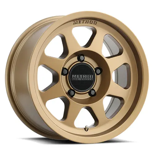 Method 17X7.5 Bead Grip Mr701 Bolt Pattern 5 On 110 Offset 30 Lip Size 0.98 Method Bronze Brz Aluminum Wheel 1