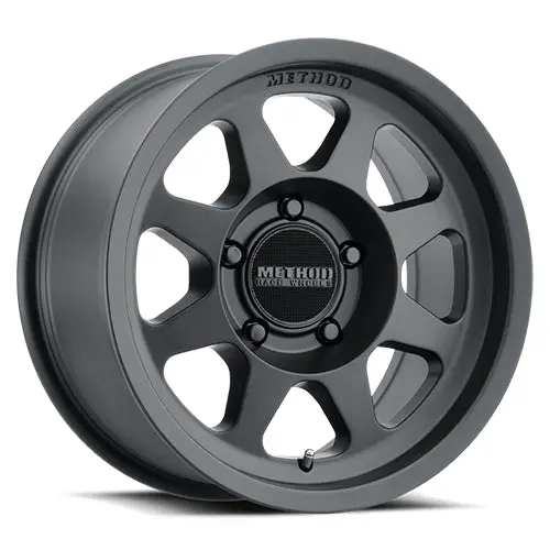 Method 17X7.5 Bead Grip Mr701 Bolt Pattern 5 On 160 Offset 50 Lip Size 0.98 Matte Black Mb Aluminum Wheel 1