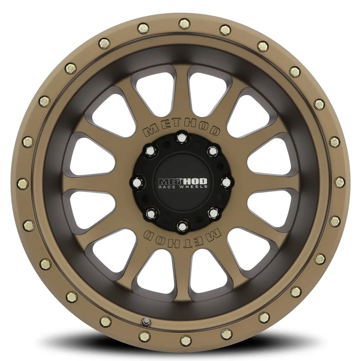 Method 20X12 Nv Mr605 Bolt Pattern 8 On 170 Offset -52 Lip Size 4.92 Method Bronze Brz Aluminum Wheel 2