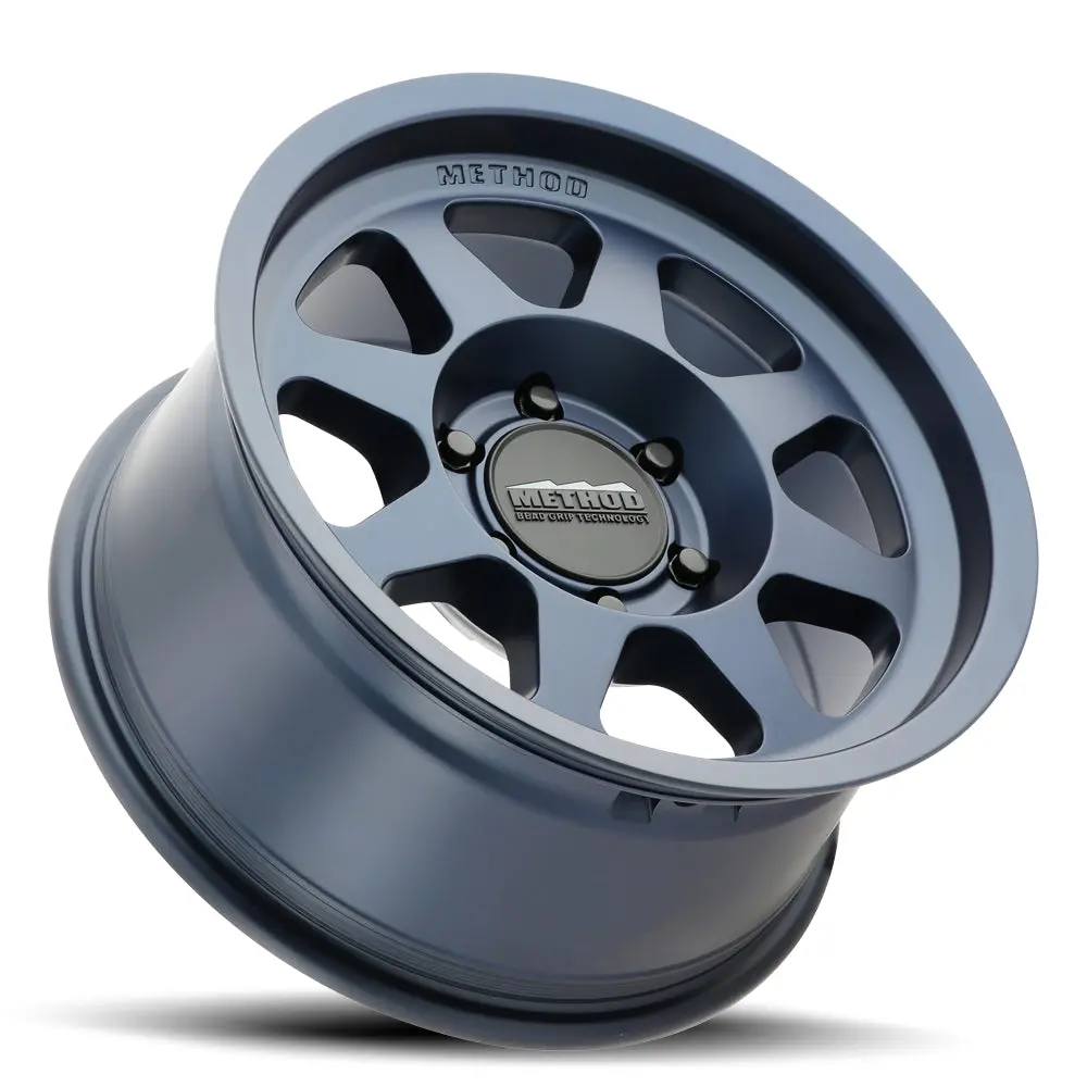 Method 16X6.5 Bead Grip Mr701 Bolt Pattern 6 On 180 Offset 90 Lip Size 0 Bahia Blue Bl Aluminum Wheel 2