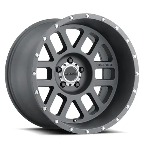 Method 20X10 Mesh Mr606 Bolt Pattern 5 On 127 Offset -24 Titanium Gy Aluminum Wheel 1