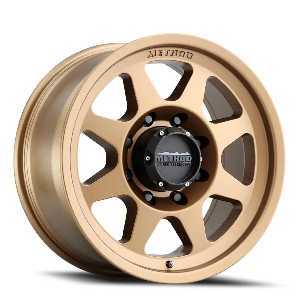 Method 18X9 Hd Bead Grip Mr701 Bolt Pattern 8 On 165.1 Offset 18 Lip Size 1.81 Method Bronze Brz Aluminum Wheel 1