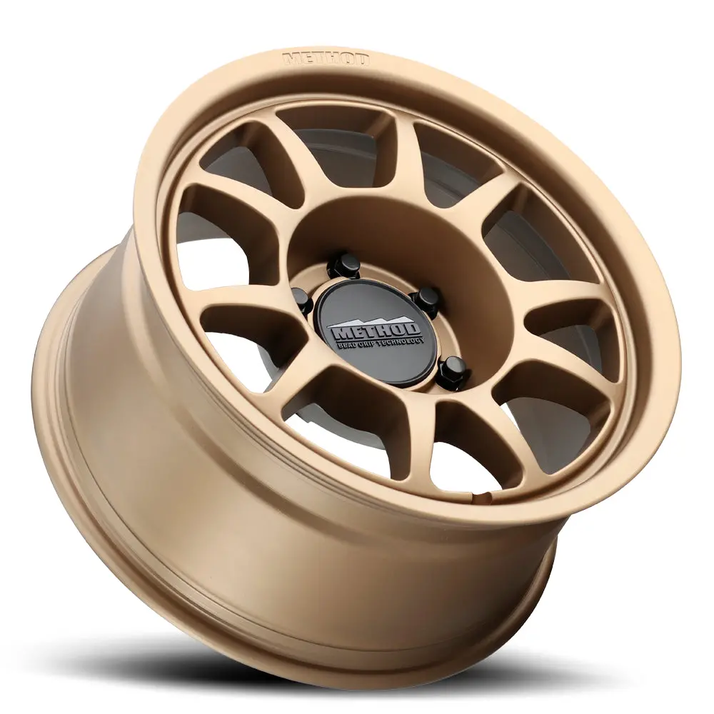 Method 16X8 Bead Grip Mr702 Bolt Pattern 5 On 165.1 Offset 0 Lip Size 1.18 Method Bronze Brz Aluminum Wheel 2
