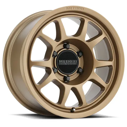 Method 16X8 Bead Grip Mr702 Bolt Pattern 6 On 120 Offset 0 Lip Size 1.18 Method Bronze Brz Aluminum Wheel 1