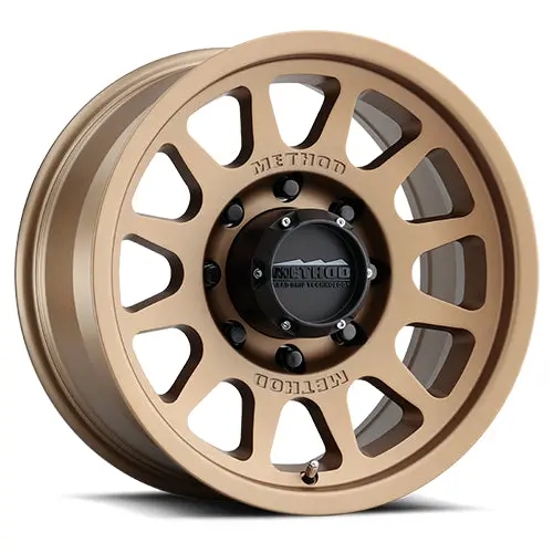 Method 17X9 Bead Grip Mr703 Bolt Pattern 8 On 165.1 Offset -12 Lip Size 1.18 Method Bronze Brz Aluminum Wheel 1