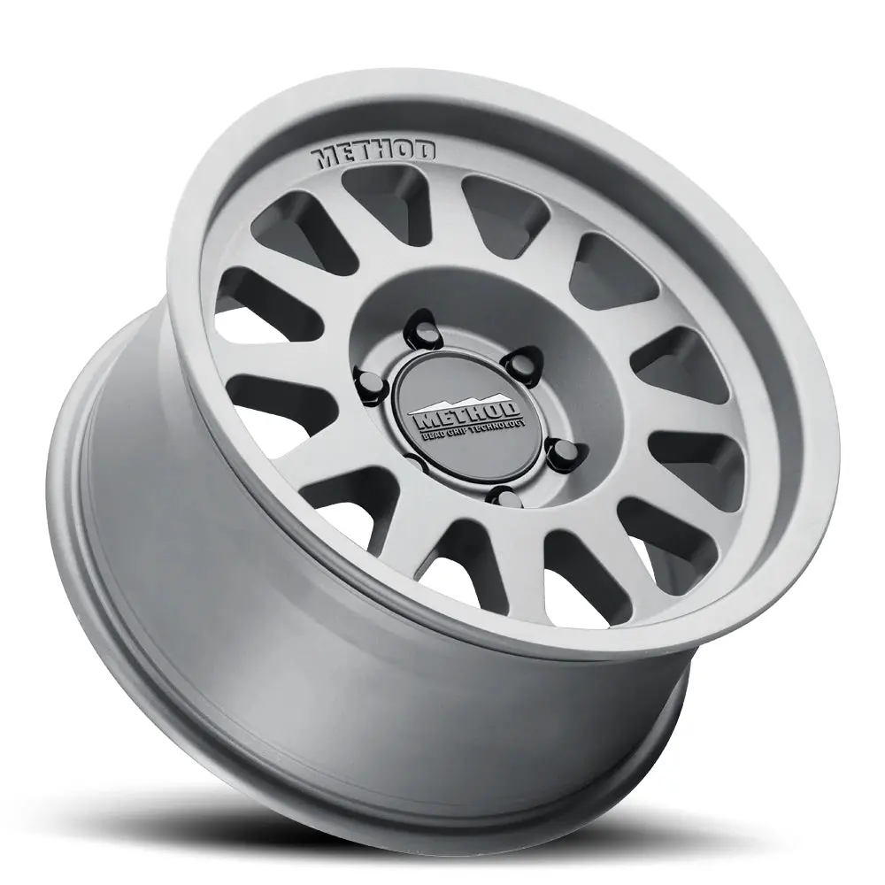 Method 17X8.5 Bead Grip Mr703 Bolt Pattern 5 On 127 Offset 0 Lip Size 1.18 Gloss Titanium Sl Aluminum Wheel 2
