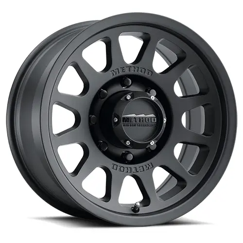 Method 17X9 Bead Grip Mr703 Bolt Pattern 8 On 165.1 Offset -12 Lip Size 1.18 Matte Black Mb Aluminum Wheel 1