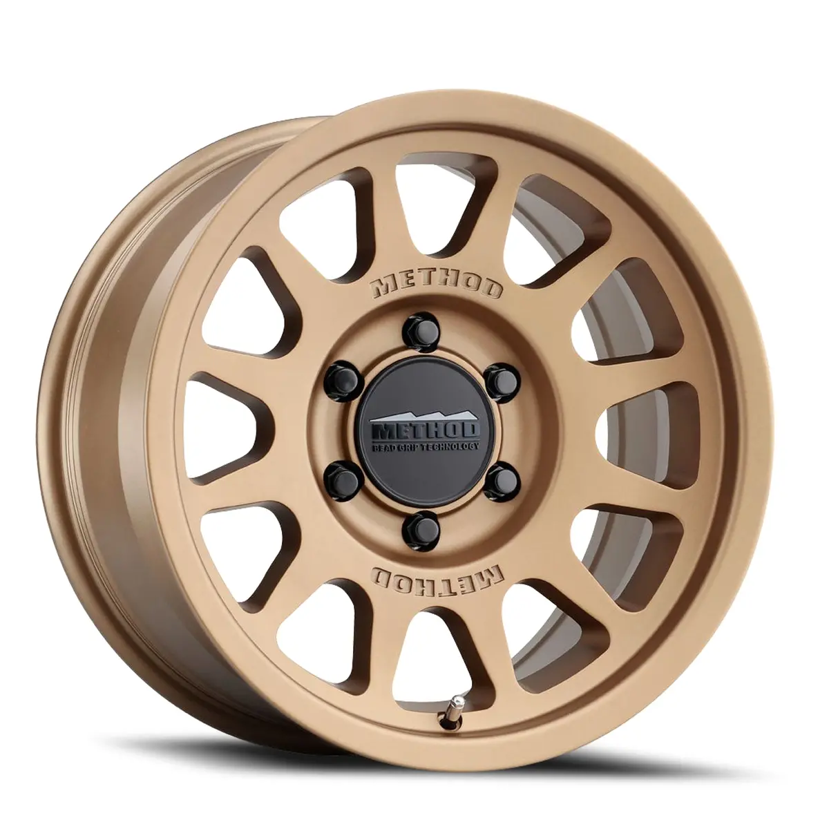 Method 17X8.5 Bead Grip Mr703 Bolt Pattern 6 On 139.7 Offset 35 Lip Size 0.79 Method Bronze Brz Aluminum Wheel 1