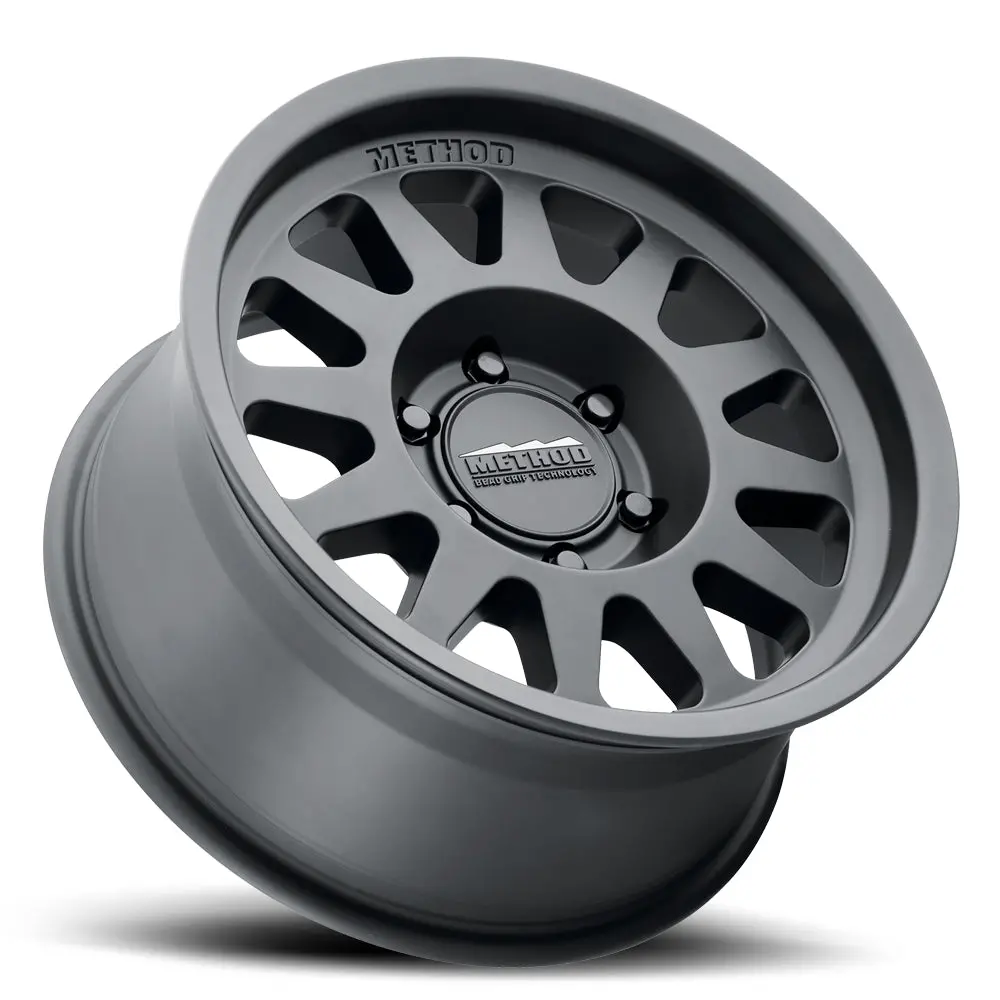 Method 17X8.5 Bead Grip Mr704 Bolt Pattern 8 On 170 Offset 0 Lip Size 1.81 Matte Black Mb Aluminum Wheel 2