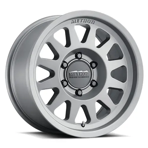 Method 17X8.5 Bead Grip Mr704 Bolt Pattern 5 On 150 Offset 0 Lip Size 1.81 Titanium Sl Aluminum Wheel 1