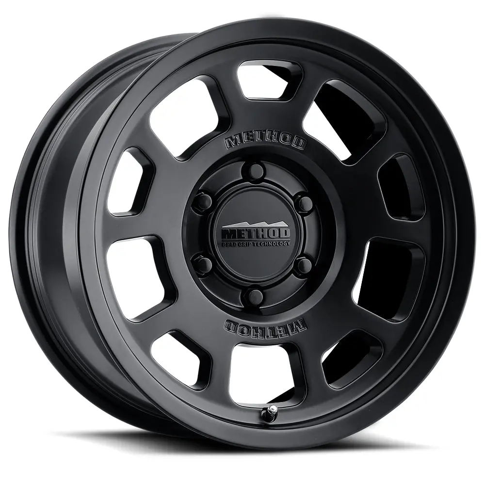 Method 18X9 Bead Grip Mr705 Bolt Pattern 5 On 150 Offset 25 Lip Size 1.22 Matte Black Mb Aluminum Wheel 1