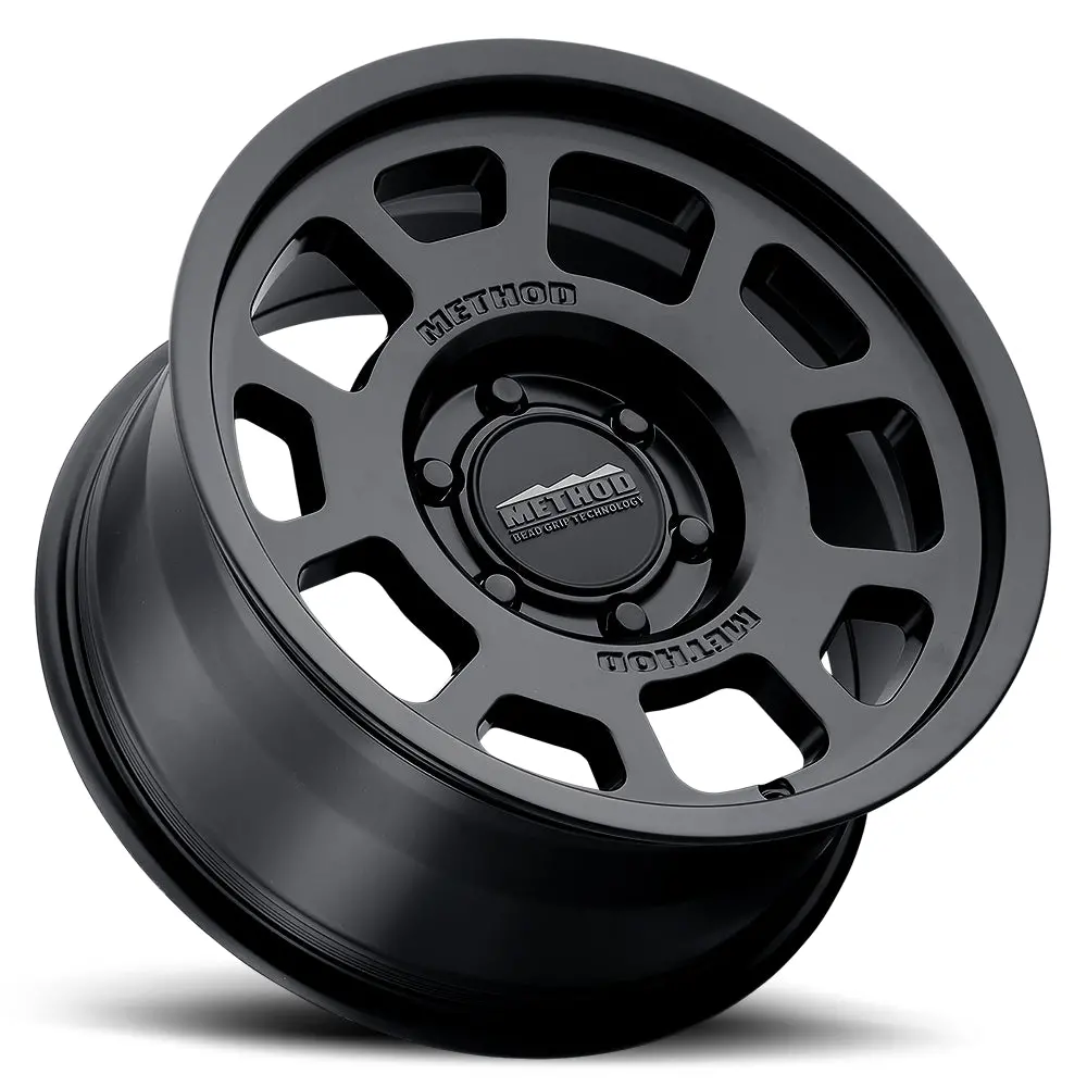 Method 18X9 Bead Grip Mr705 Bolt Pattern 5 On 150 Offset 25 Lip Size 1.22 Matte Black Mb Aluminum Wheel 2