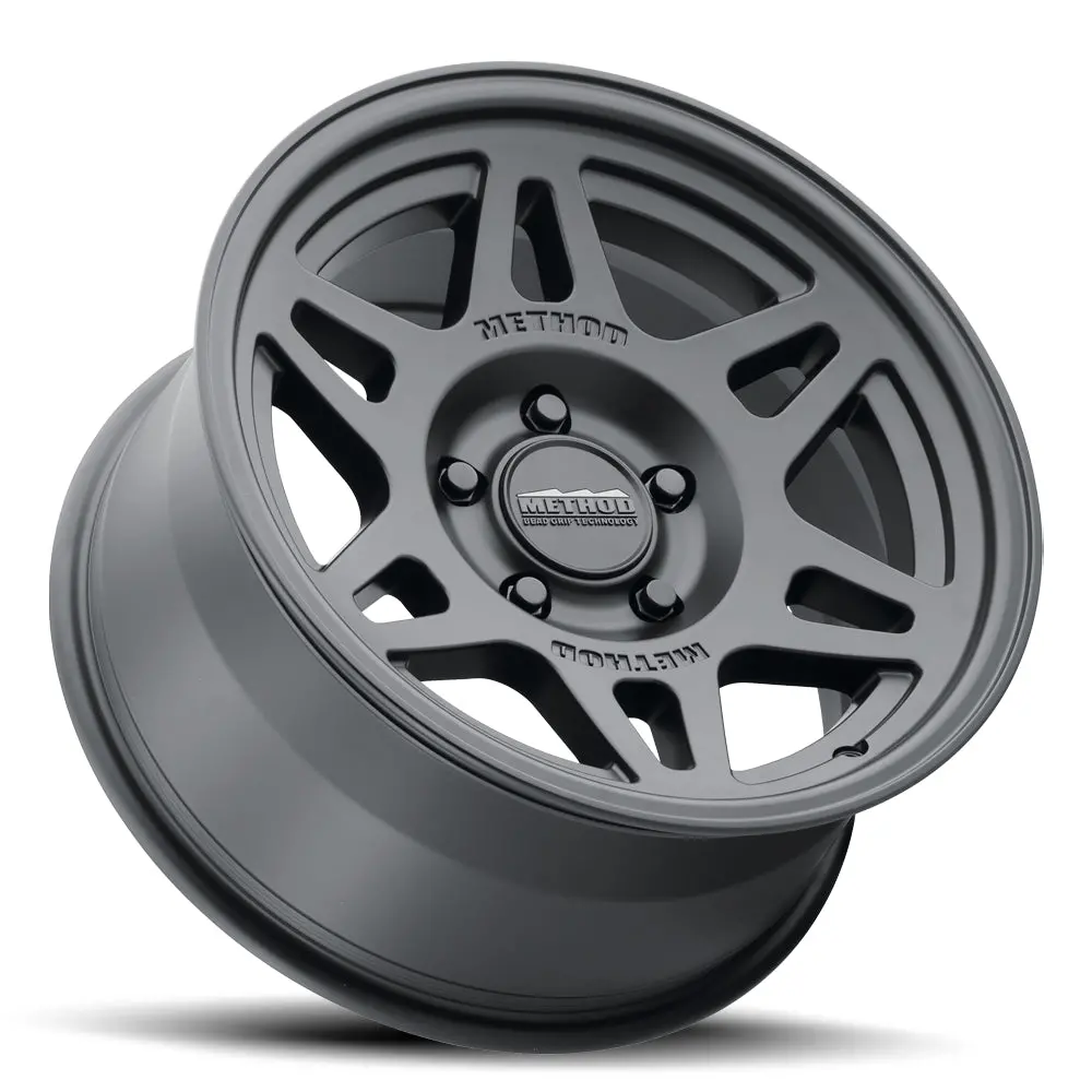 Method 17X7.5 Bead Grip Mr706 Bolt Pattern 5 On 130 Offset 50 Black Bk Aluminum Wheel 2