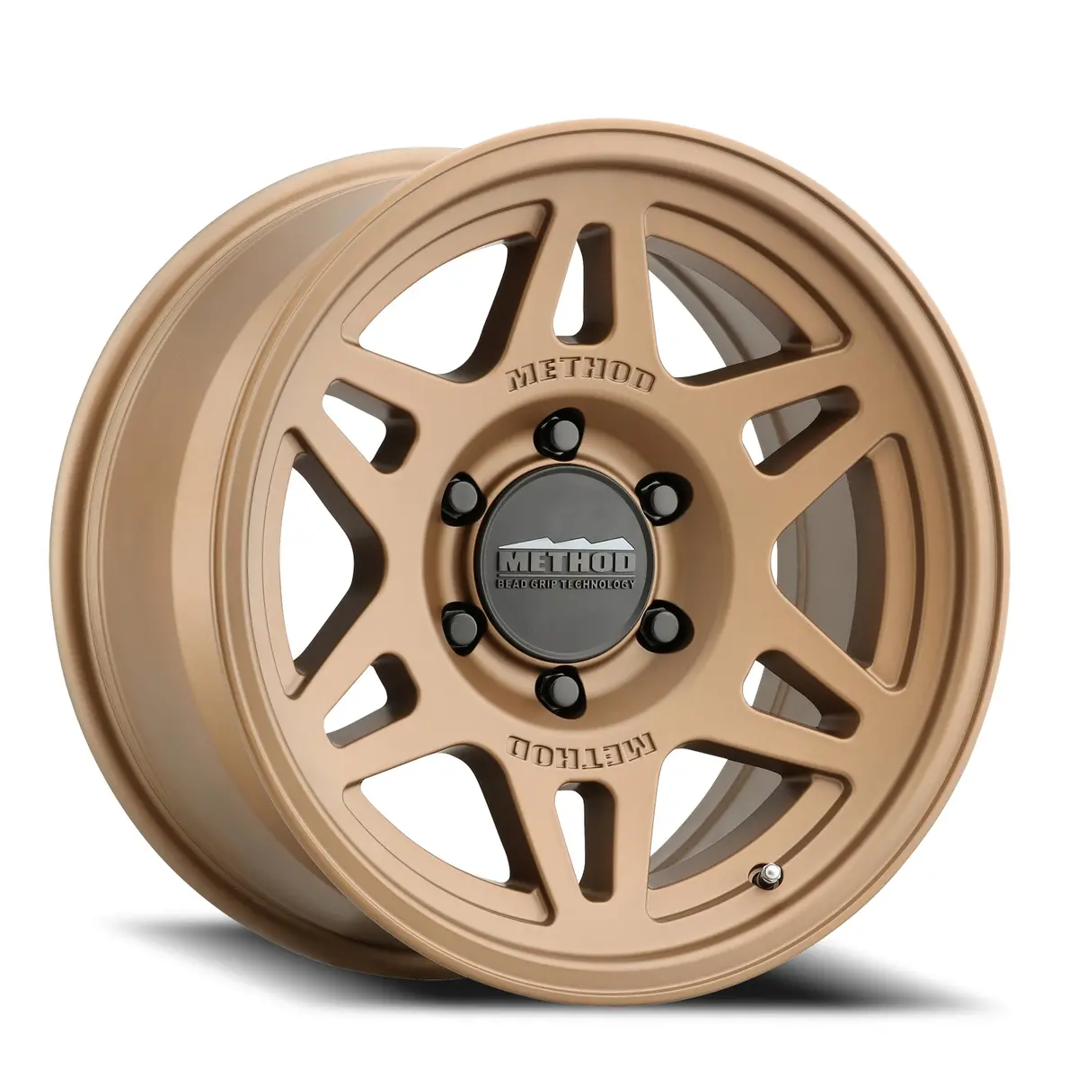 Method 17X8.5 Bead Grip Mr706 Bolt Pattern 6 On 120 Offset 25 Bronze Bz Aluminum Wheel 1