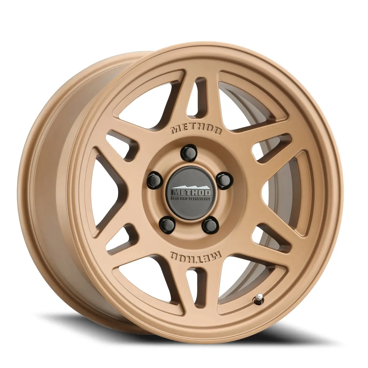 Method 17X7.5 Bead Grip Mr706 Bolt Pattern 5 On 108 Offset 30 Bronze Bz Aluminum Wheel 1