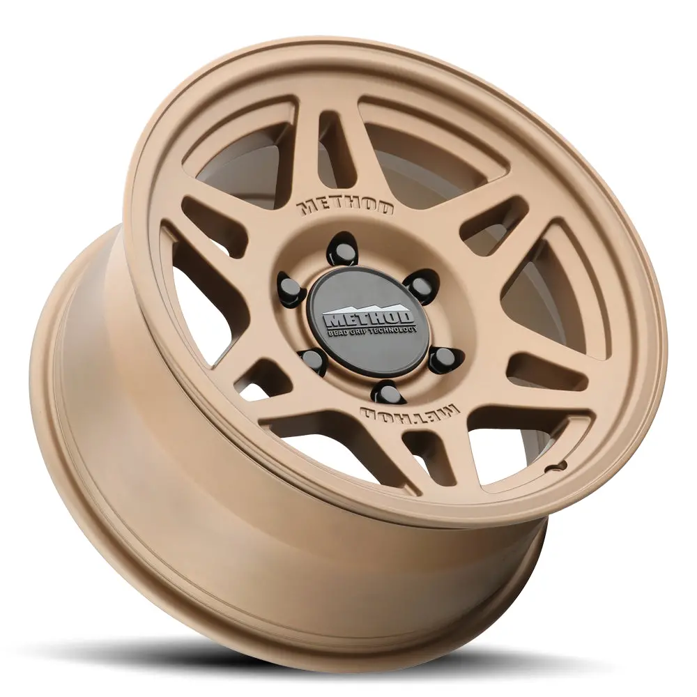 Method 17X8.5 Bead Grip Mr706 Bolt Pattern 6 On 139.7 Offset 35 Bronze Bz Aluminum Wheel 2