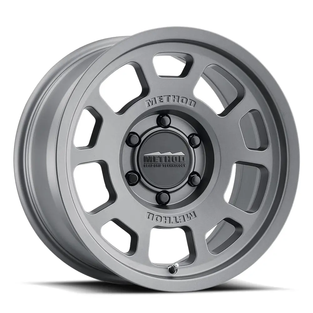 Method 18X9 Bead Grip Mr705 Bolt Pattern 5 On 150 Offset 25 Lip Size 1.22 Titanium Sl Aluminum Wheel 1