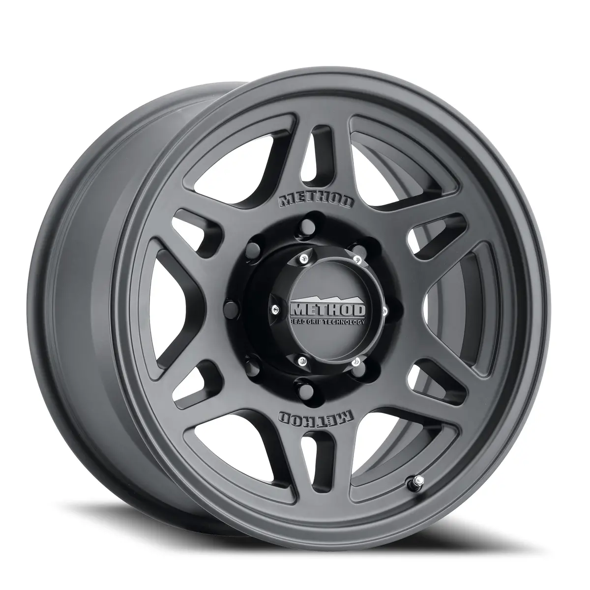 Method 18X9 Bead Grip Mr706 Bolt Pattern 8 On 180 Offset 18 Black Bk Aluminum Wheel 1