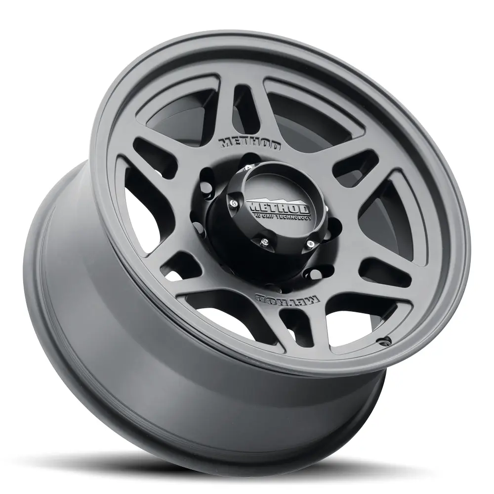 Method 18X9 Bead Grip Mr706 Bolt Pattern 8 On 165.1 Offset 18 Black Bk Aluminum Wheel 2